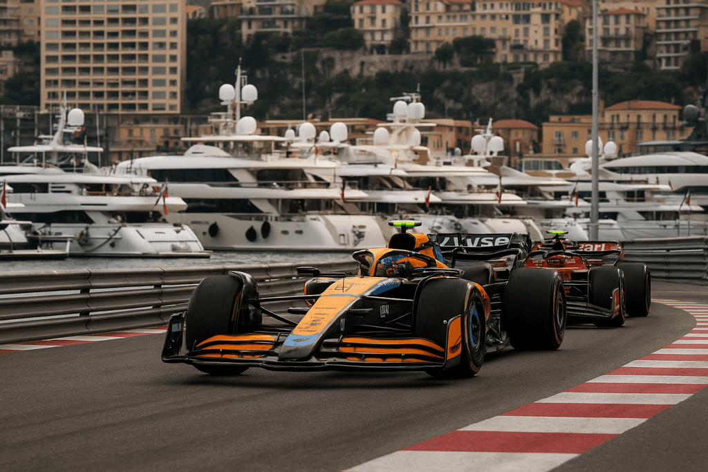 Illustration de l'article Tourismo : Grand Prix de Monaco 2025 : Lando Norris entre dans la légende, Leclerc fait vibrer la Principauté