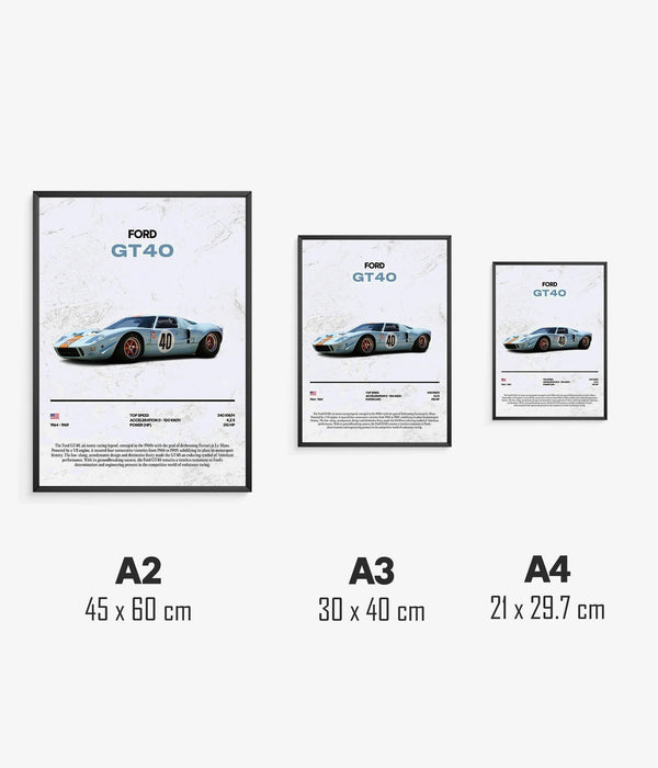 Ford GT40 Poster