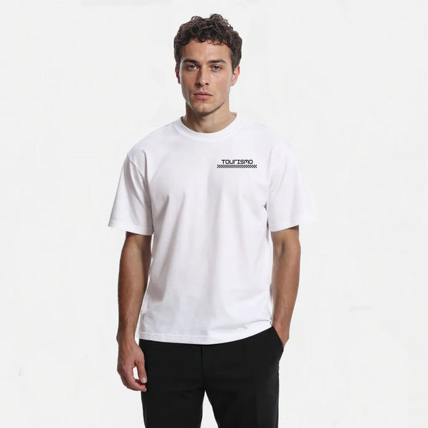 T-shirt ferrari Testarossa blanc de face