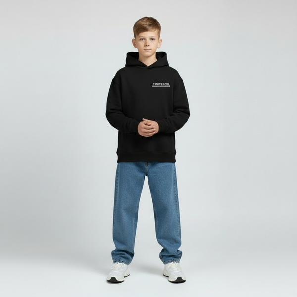 Sweat F1 enfant Lewis Hamilton noir – look racing streetwear pour enfant