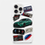 Coque iPhone blanche Tourismo Clothing au design BMW M3 G80 sticker pack