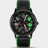 Montre Porsche 718, étrier vert