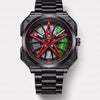 Porsche 911 Watch, green caliper