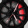 Gros plan sur la jante et l'étrier gravé TYPE R, montre Honda Type R