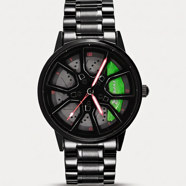 Montre Honda Type R, coloris vert