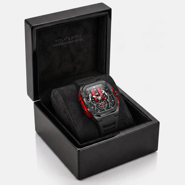 Montre moteur V12 dans sa boîte Tourismo