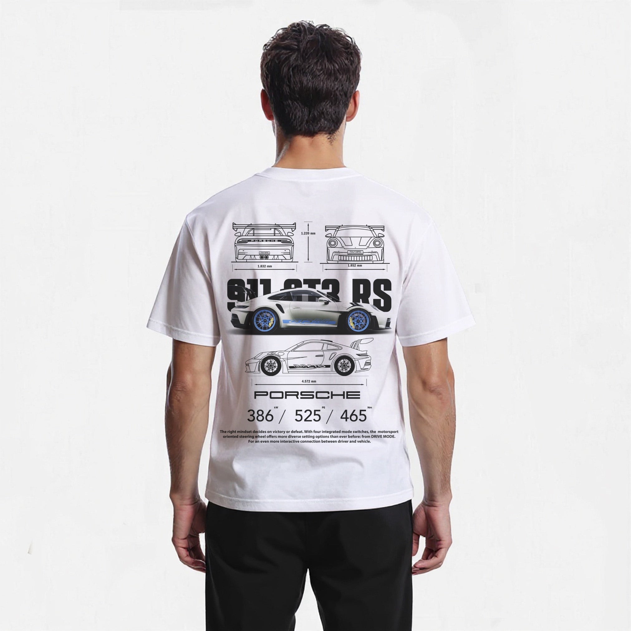 T-shirt Porsche GT3 RS- Tourismo Clothing