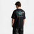 t-shirt noirrolls royce cullinan bleu et noir de dos
