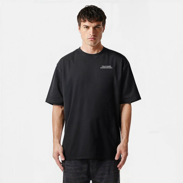 t-shirt noirrolls royce cullinan bleu et noir de face