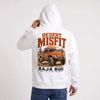 Sweat Volkswagen Beetle Baja Bug Desert Misfit blanc porté de dos