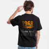 T-shirt noir Chevy Nova 1968 avec design Classic Road dans le dos