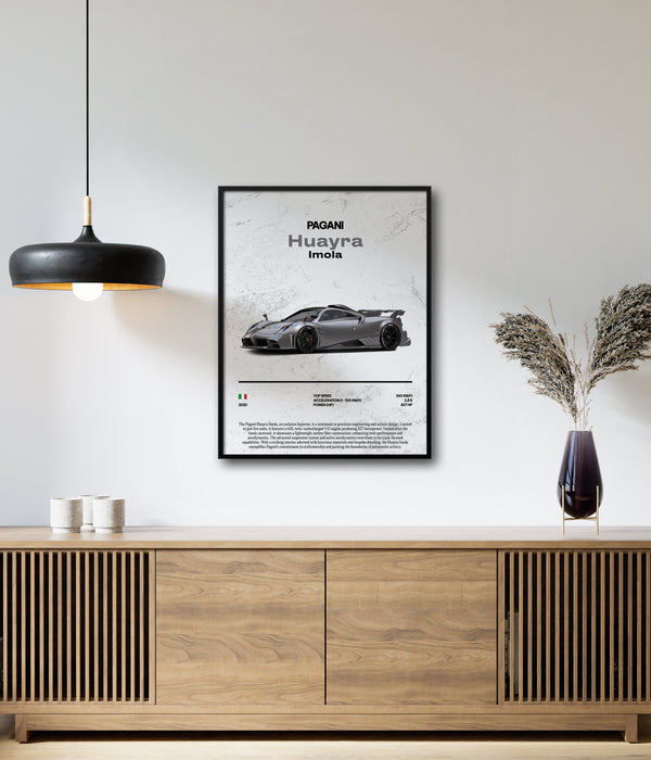 Pagani Huayra Imola Poster