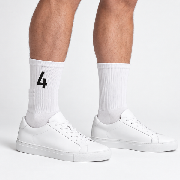 Lando Norris 4 Socks, white