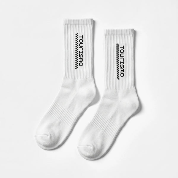 Tourismo Crew Socks, white