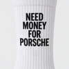 Meias Need Money For Porsche, branco