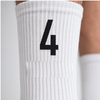 Lando Norris 4 Socks, white