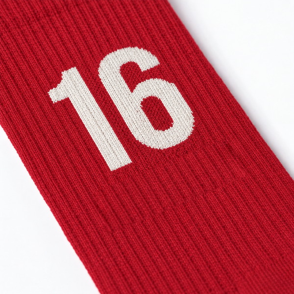 Meias Charles Leclerc 16, vermelho racing
