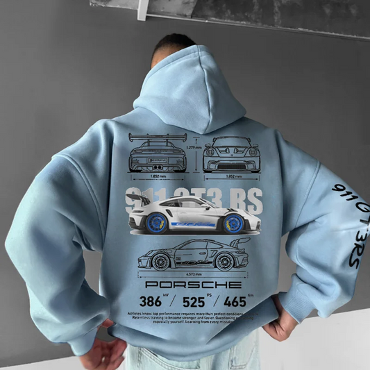 Sweat Porsche GT3 RS 992 Bleu