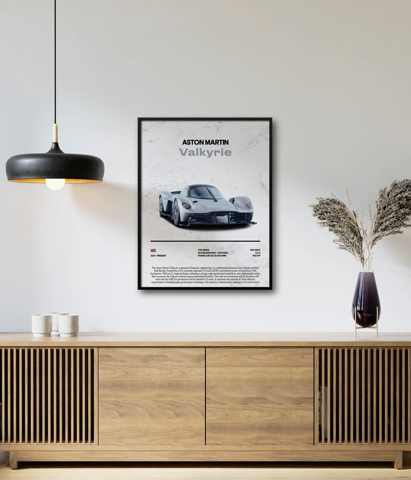 Poster Aston Martin Valkyrie, vue 3