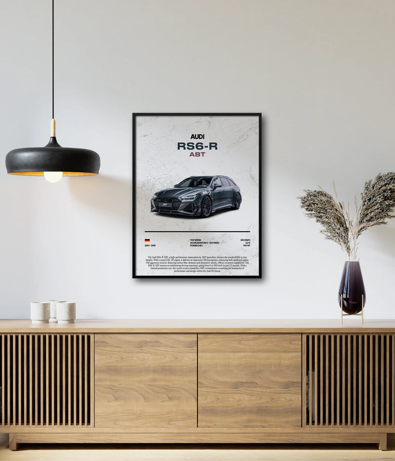 Poster Audi RS6-R ABT, vue 3