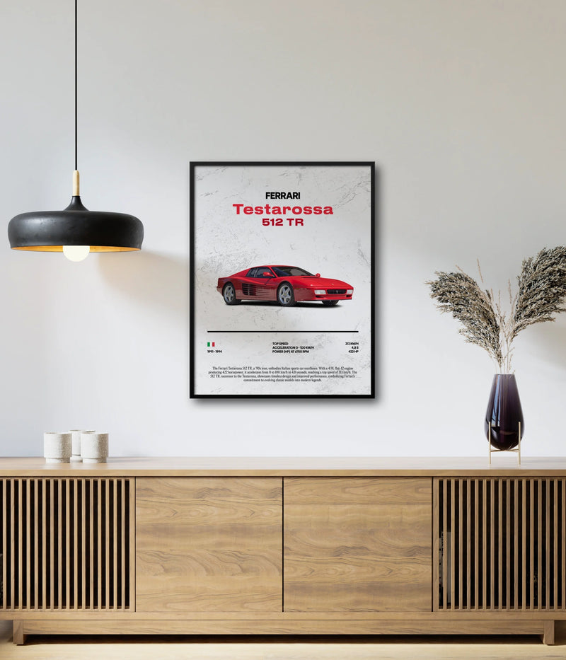 Ferrari Testarossa 512 TR Poster, view 3
