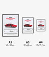 Poster Ferrari Testarossa 512 TR