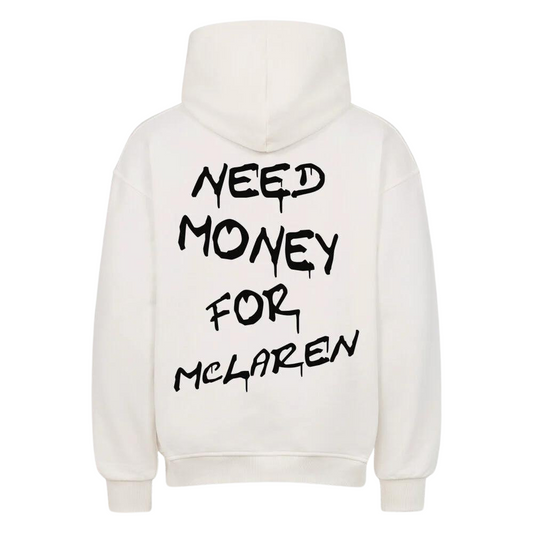 Sweat NEED MONEY FOR MCLAREN