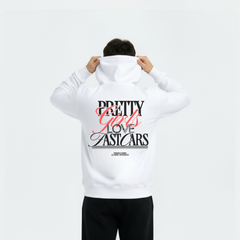 Sweat à capuche Pretty Girl Love Fast Cars