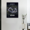 Toile Circuit F1 Silverstone Royaume-Uni