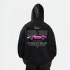 Hoodie GT3RS berry noir de dos