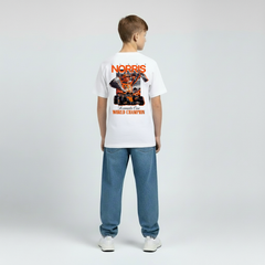 T-shirt Enfant Lando Norris Champion du Monde F1 2025