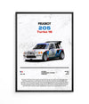 Peugeot 205 Turbo 16 Poster