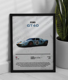 Poster Ford GT40