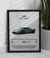 Ford GT40 Poster