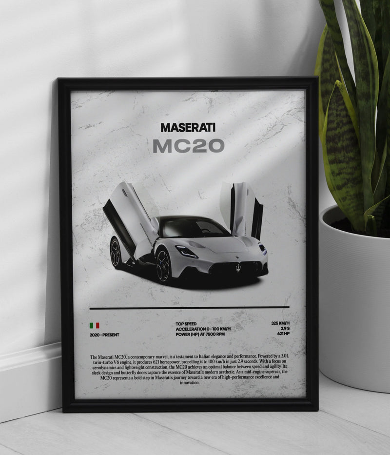 Maserati MC20 Poster, view 1