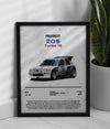 Peugeot 205 Turbo 16 Poster