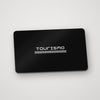 Black Tourismo gift card with the white Tourismo logo