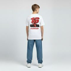 T-shirt Charles Leclerc Enfant Numéro 16 Ferrari Édition