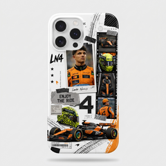 Lando Norris F1 iPhone case