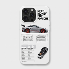 Coque iPhone Need Money For Porsche