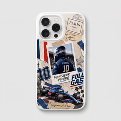 Coque iPhone Pierre Gasly F1