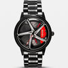 Montre Ferrari 488 de face, cadran jante 3D rotatif