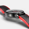 Montre Porsche 718 de profil, épaisseur du boîtier