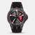 Montre Audi RS 3, noir et rouge, vue de face
