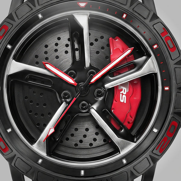 Cadran jante de la Montre Audi RS 3, étrier RS