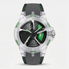 Montre Audi RS 3, coloris transparent et vert