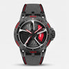 Montre Audi RS 3, coloris gris et rouge