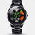 Montre Nissan Silvia S15, cadran jante, étrier orange, vue de face
