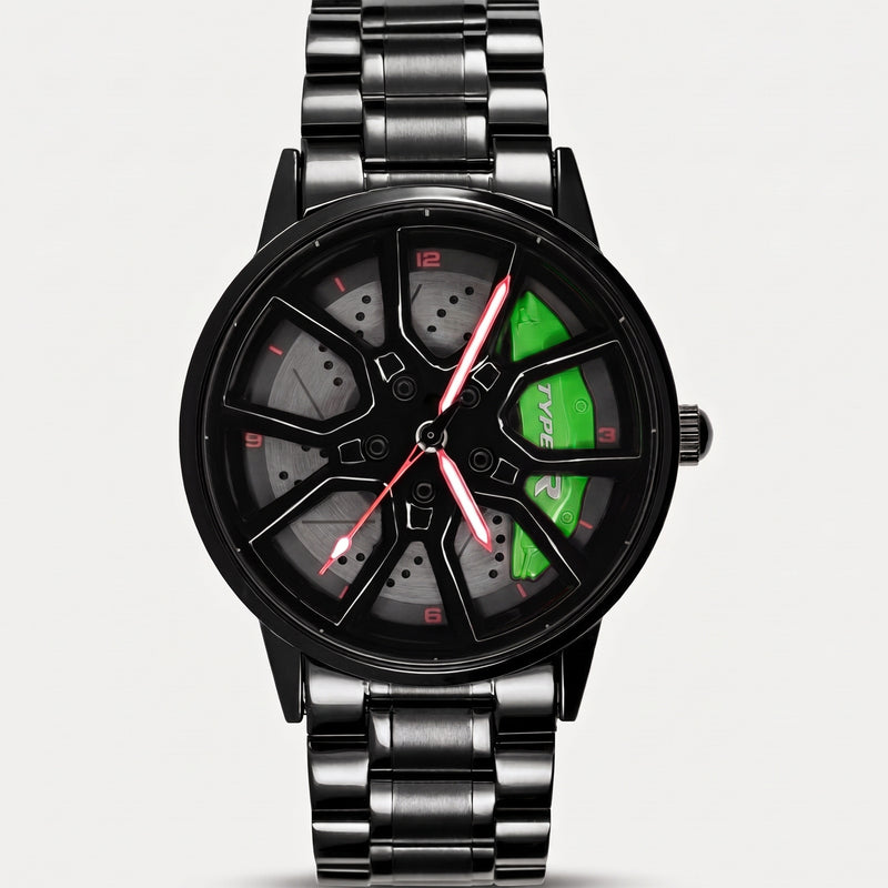 Montre Honda Type R, coloris vert