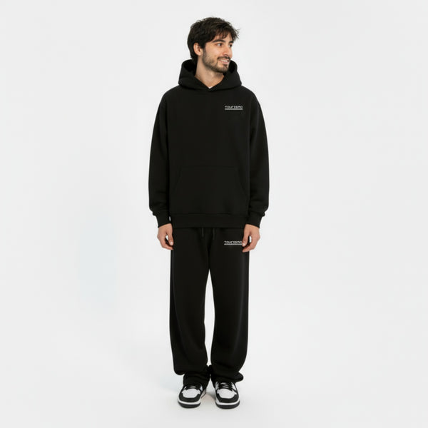 Sweat à Capuche Homme Mustang - Noir, Coupe Classique - Tissu 80% Coton 20% Polyester - Tailles S à 4XL - 8